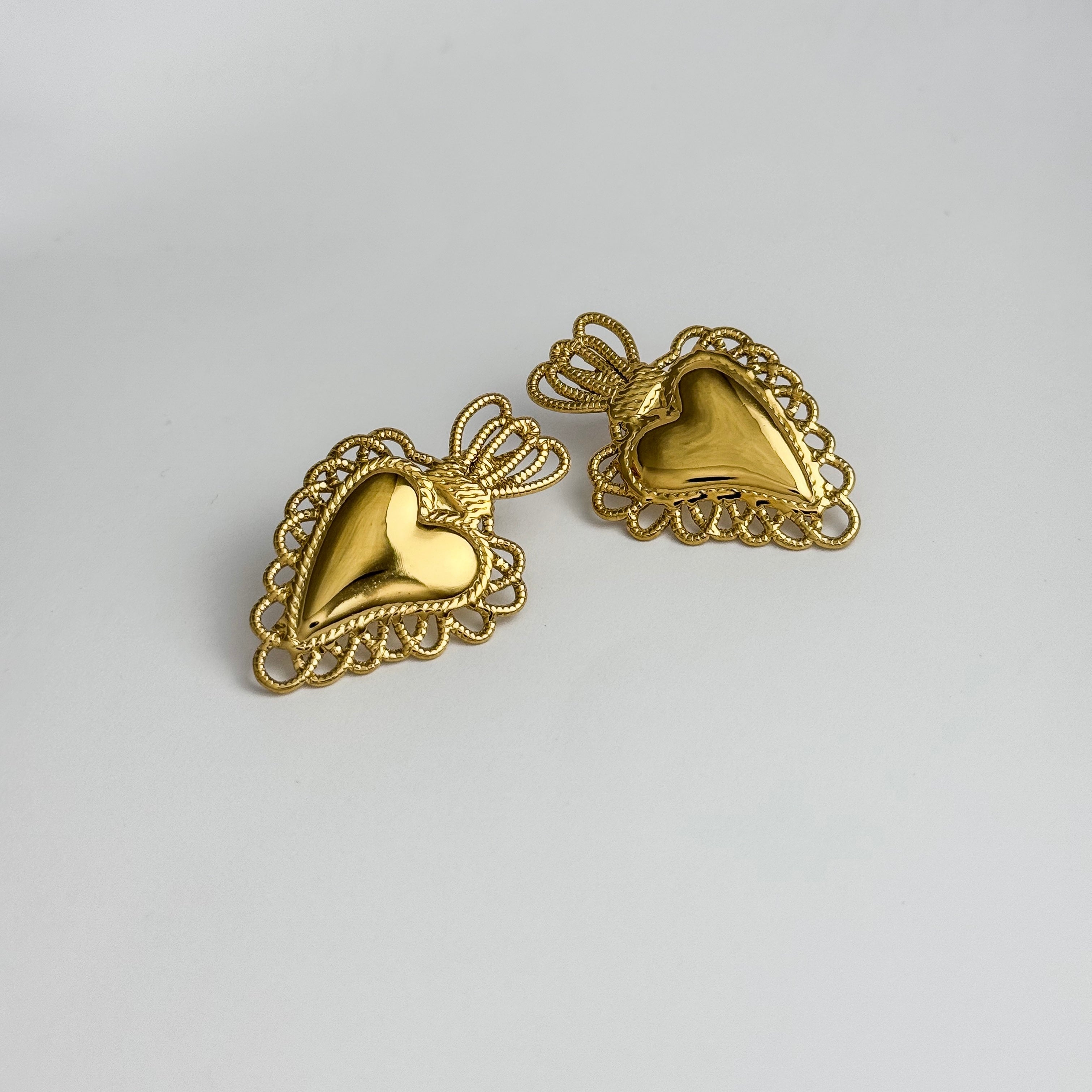 ORECCHINI CUORE SACRO