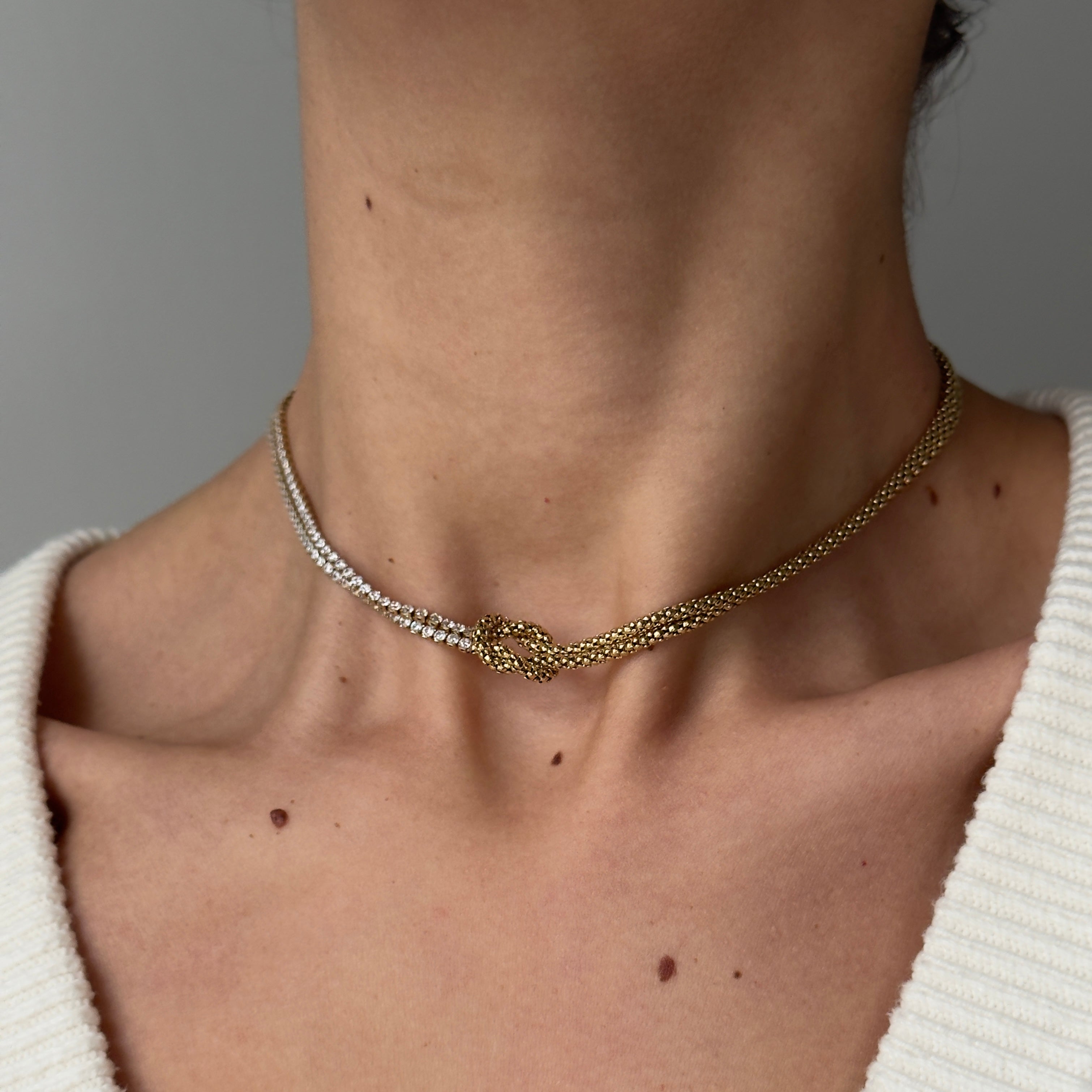 CHOKER LUX NODO