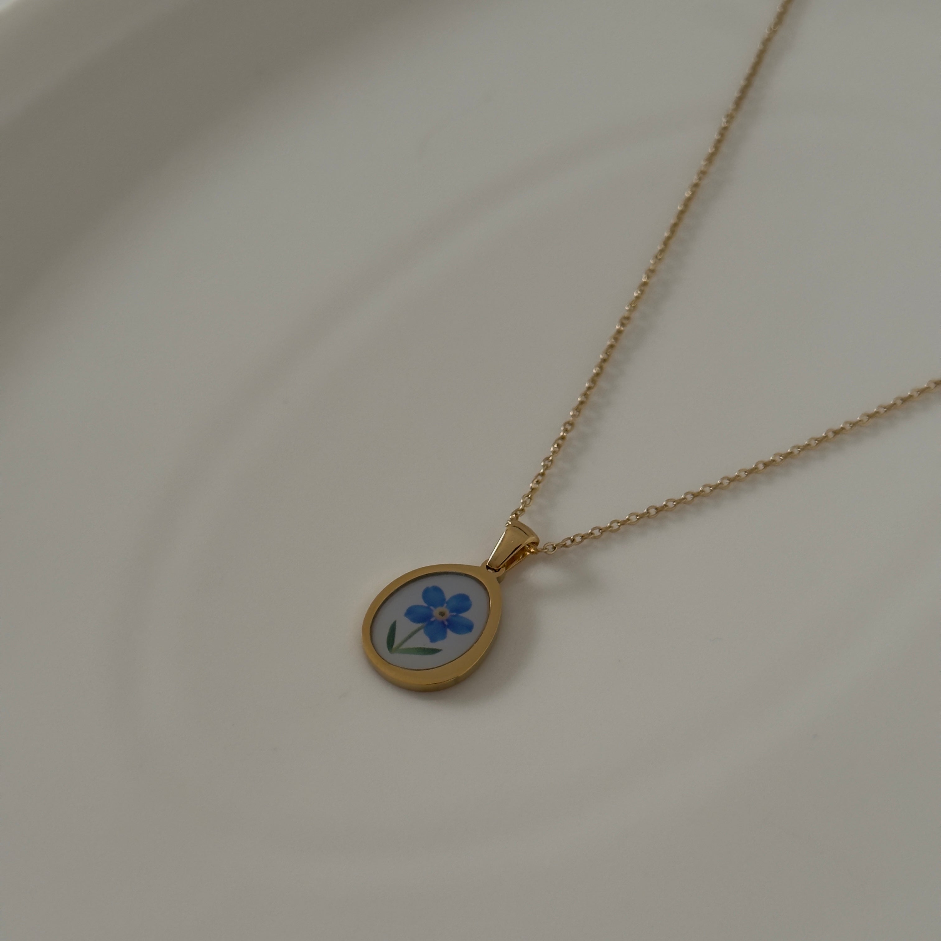 COLLANA BLUE FLOWER