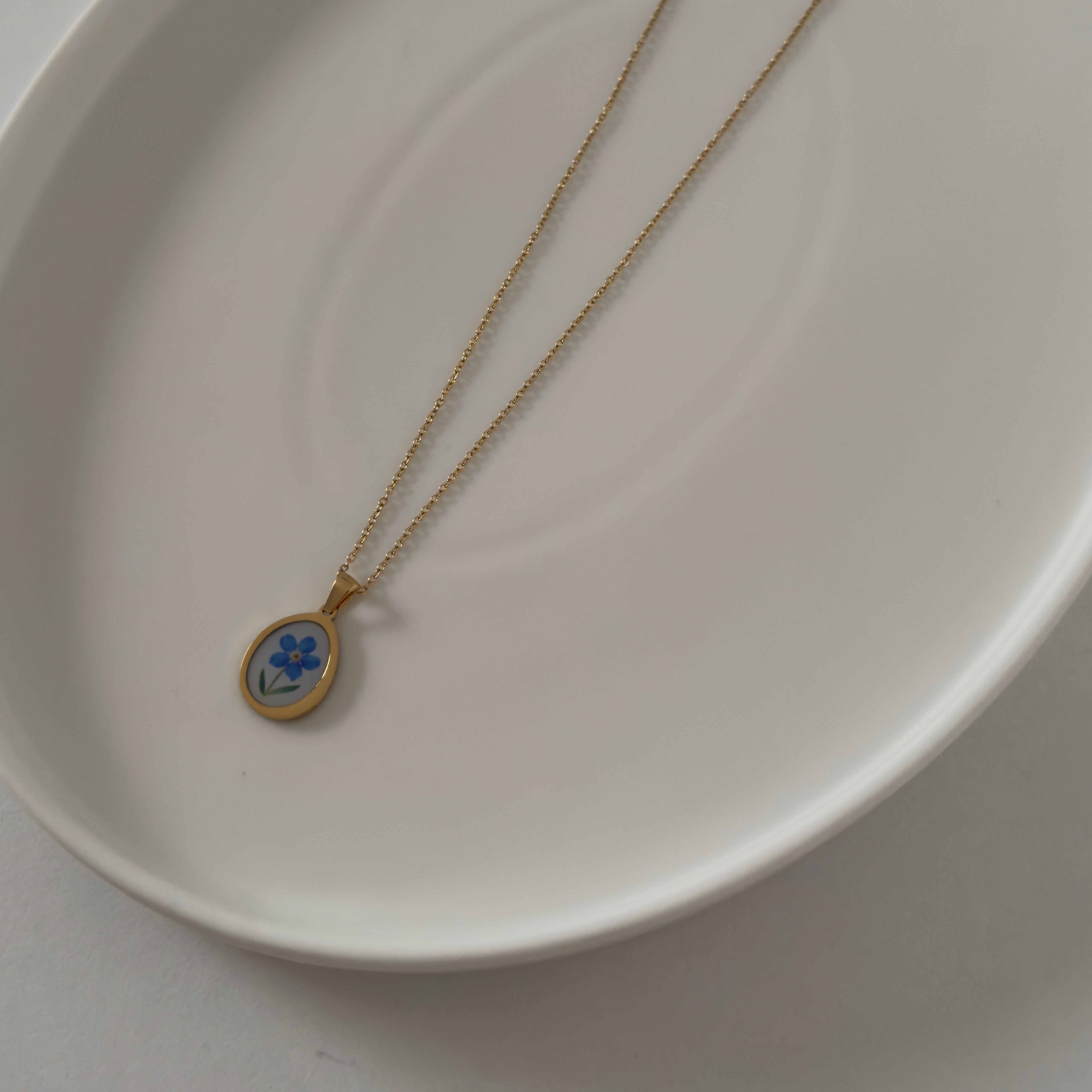 COLLANA BLUE FLOWER