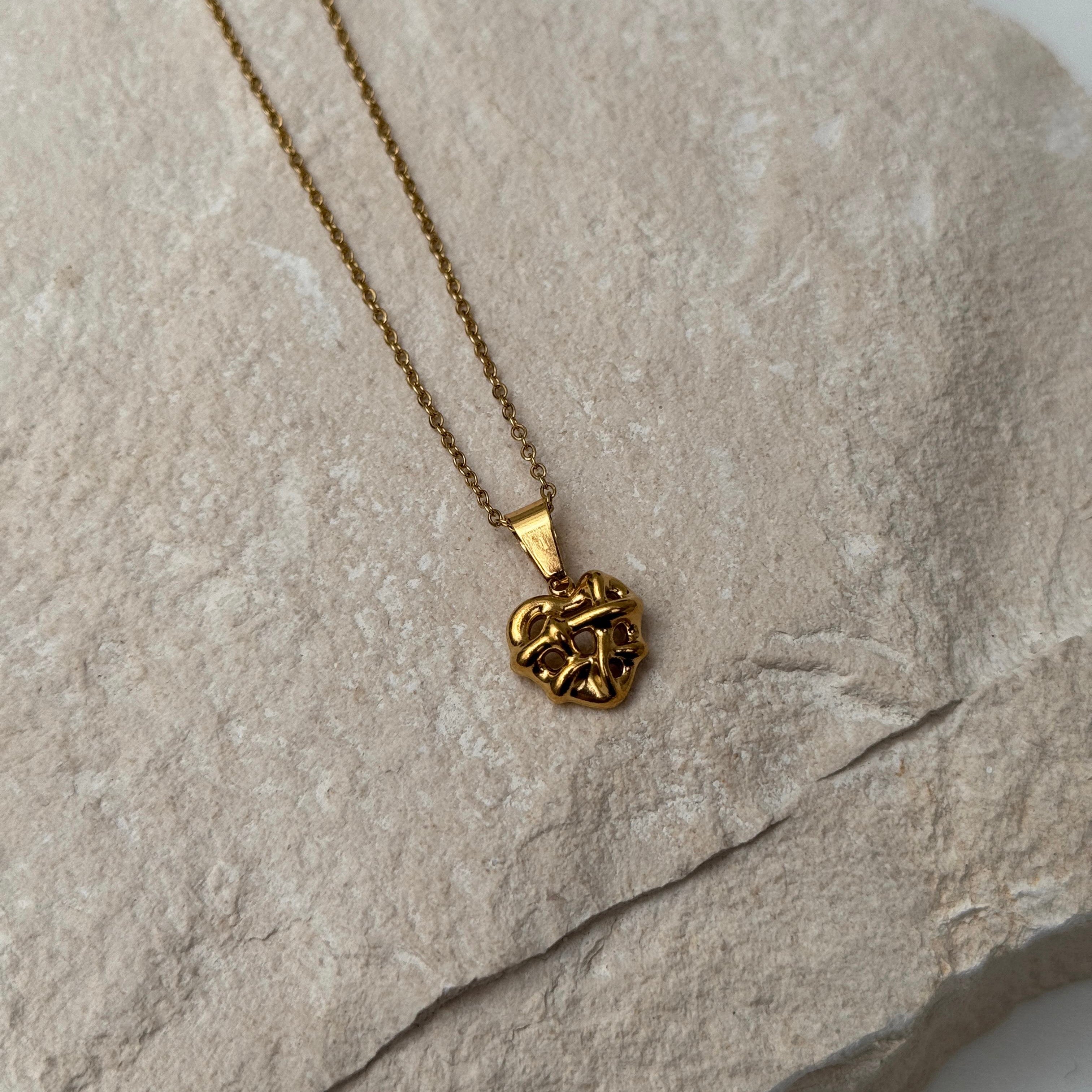 COLLANA CUORE INTRECCIATO