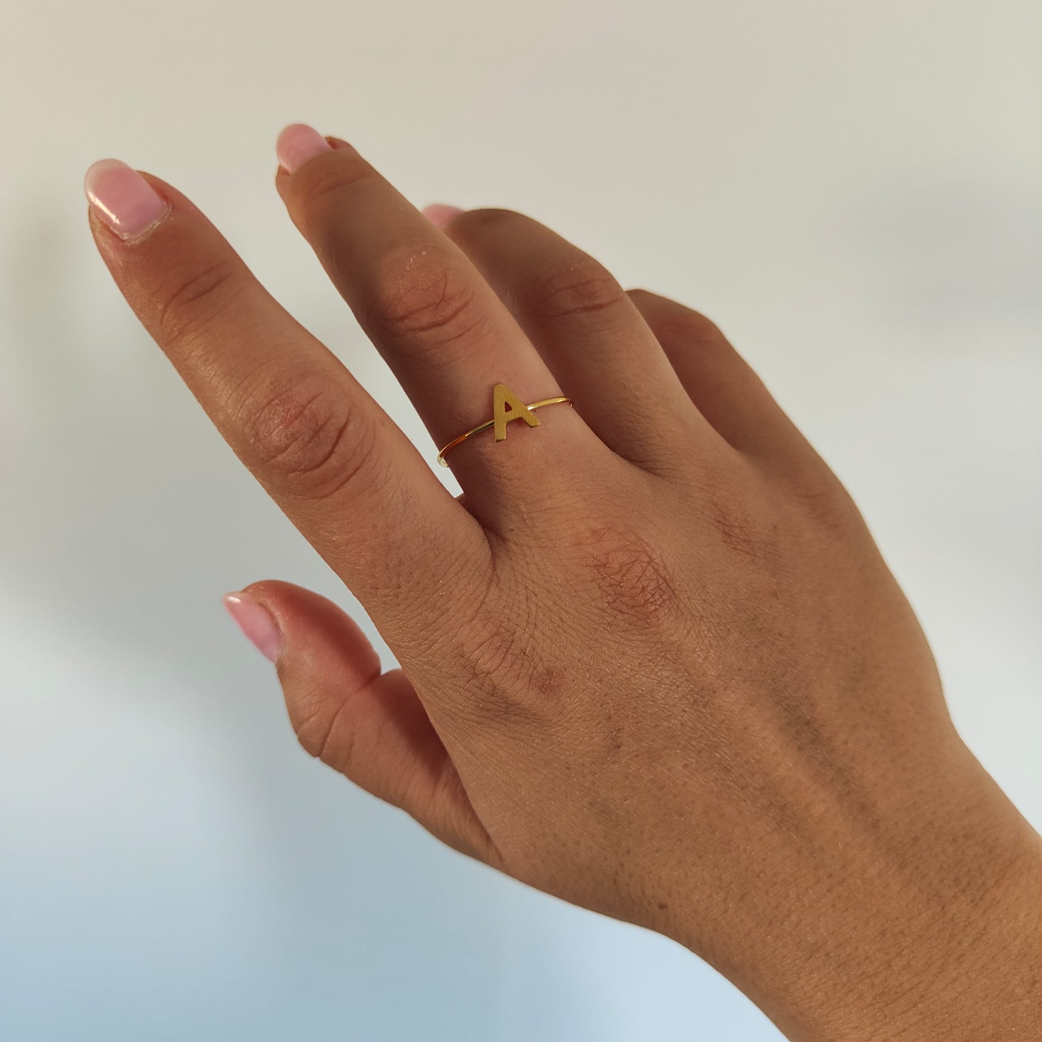 ANELLO LETTERA SLIM