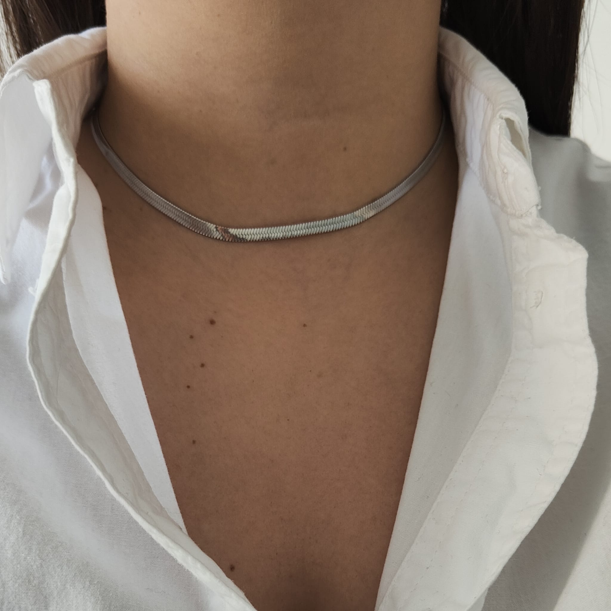 COLLANA SNAKE PLATE