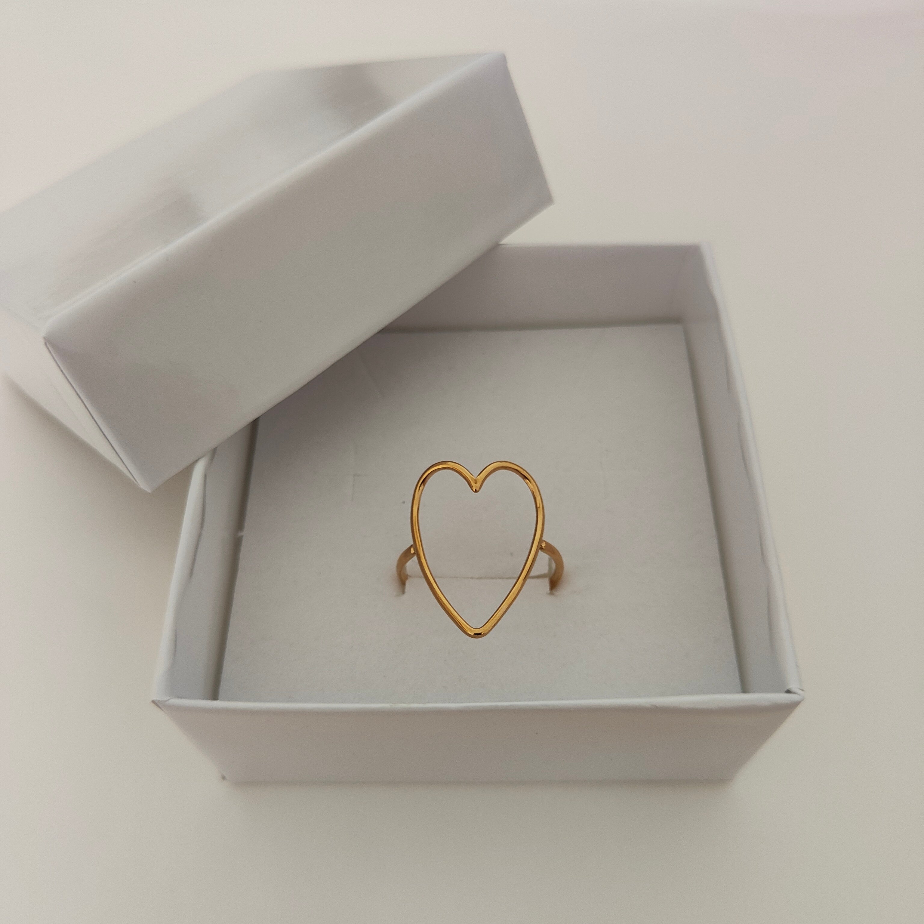 ANELLO SAGOMA CUORE MAXI