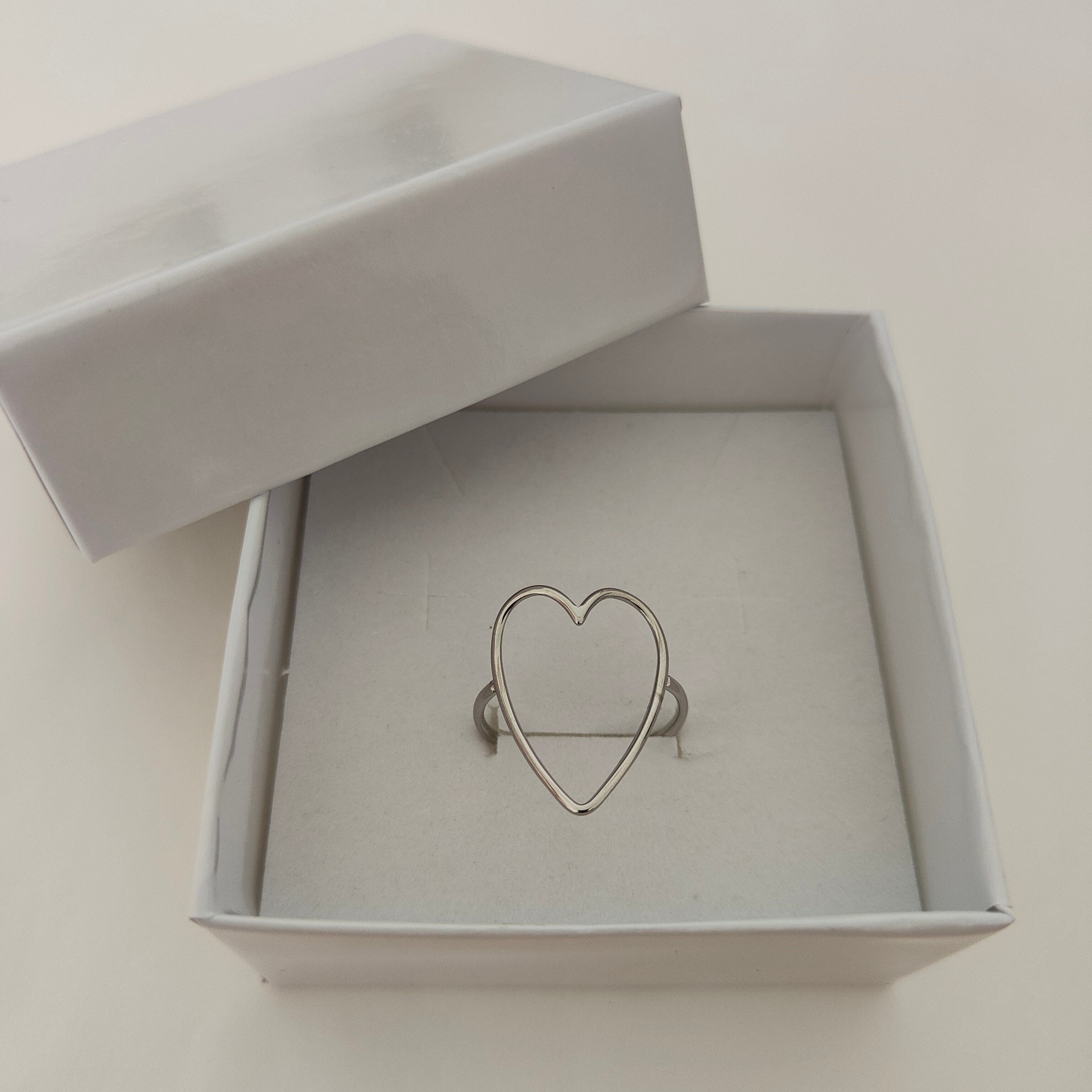 ANELLO SAGOMA CUORE MAXI
