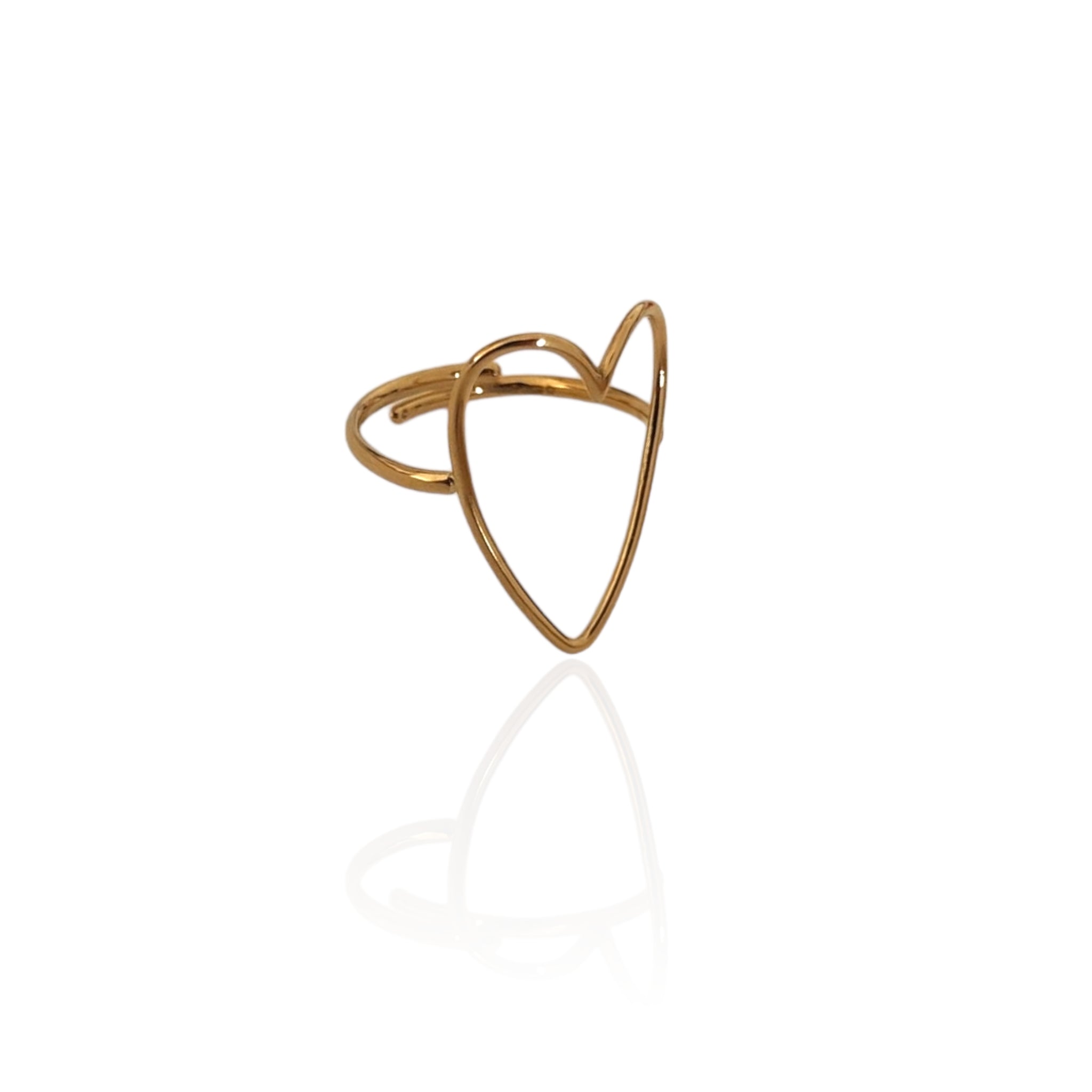 ANELLO SAGOMA CUORE MAXI