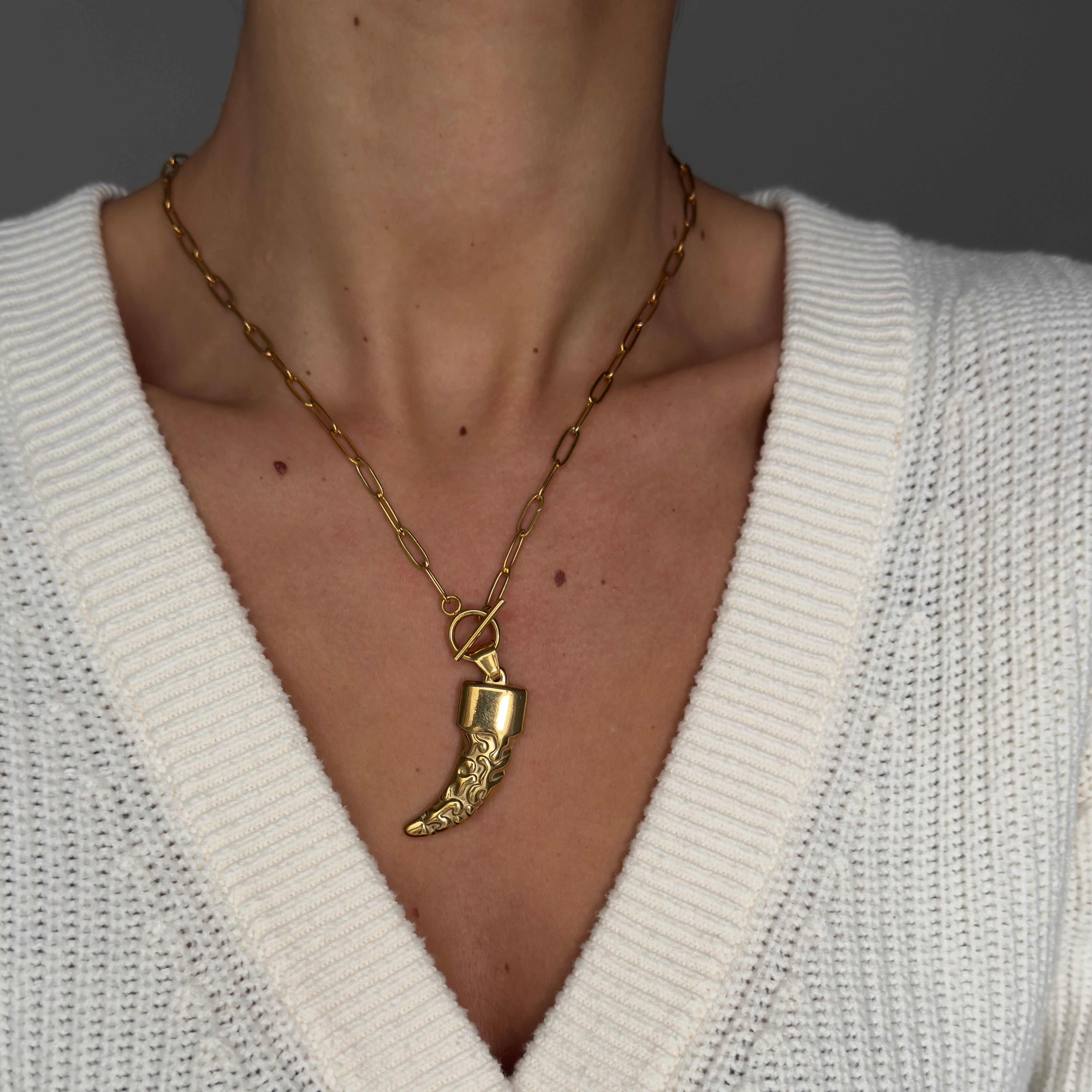 COLLANA BES MARTELLATA