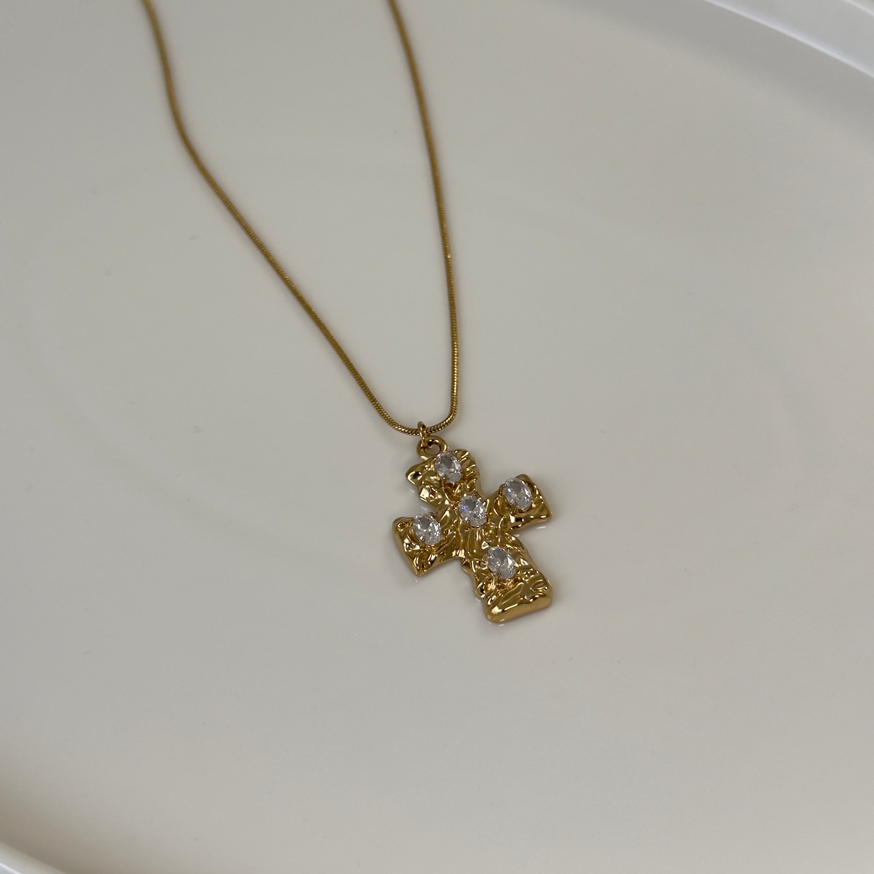 TUBULAR BIG CROSS STRASS