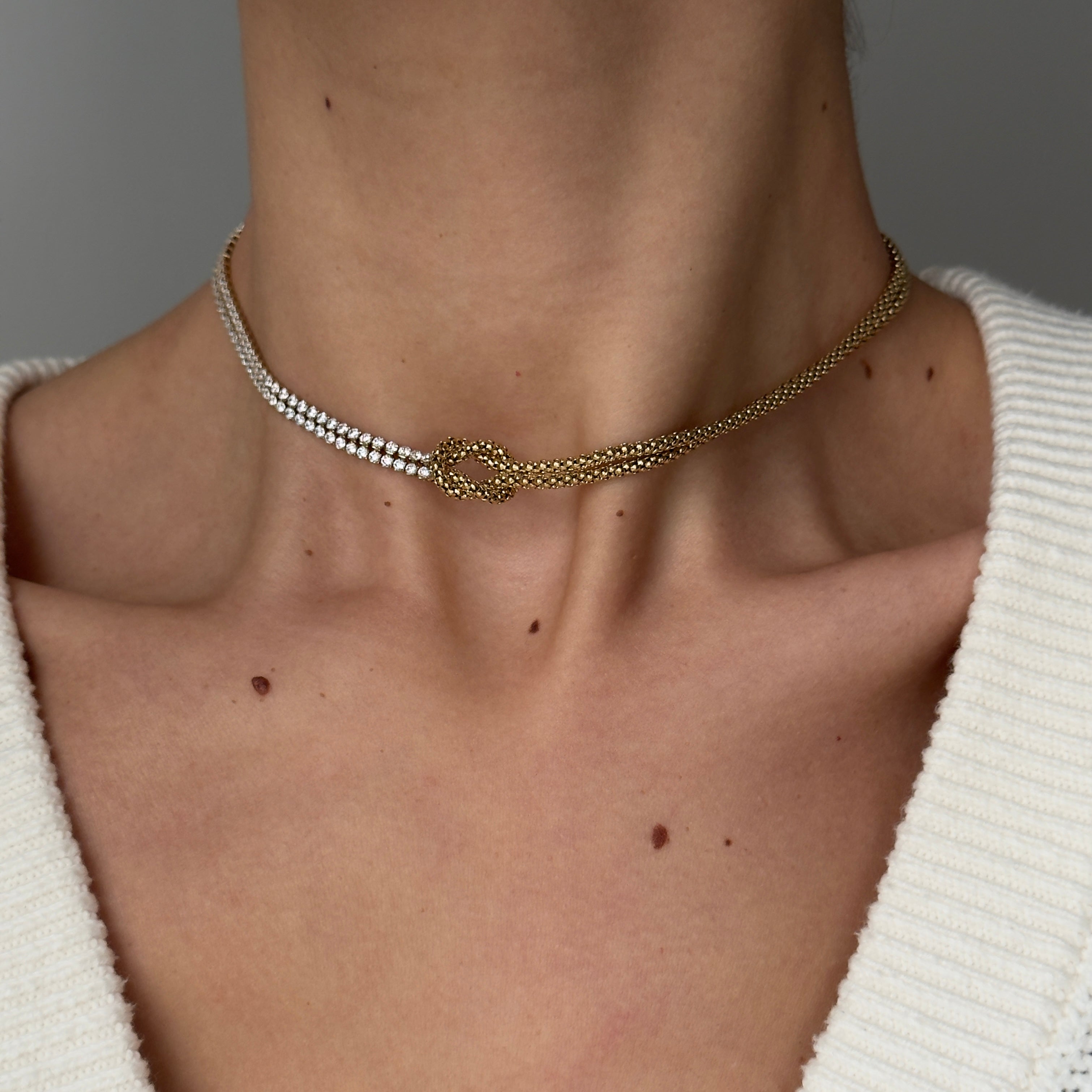 CHOKER LUX NODO
