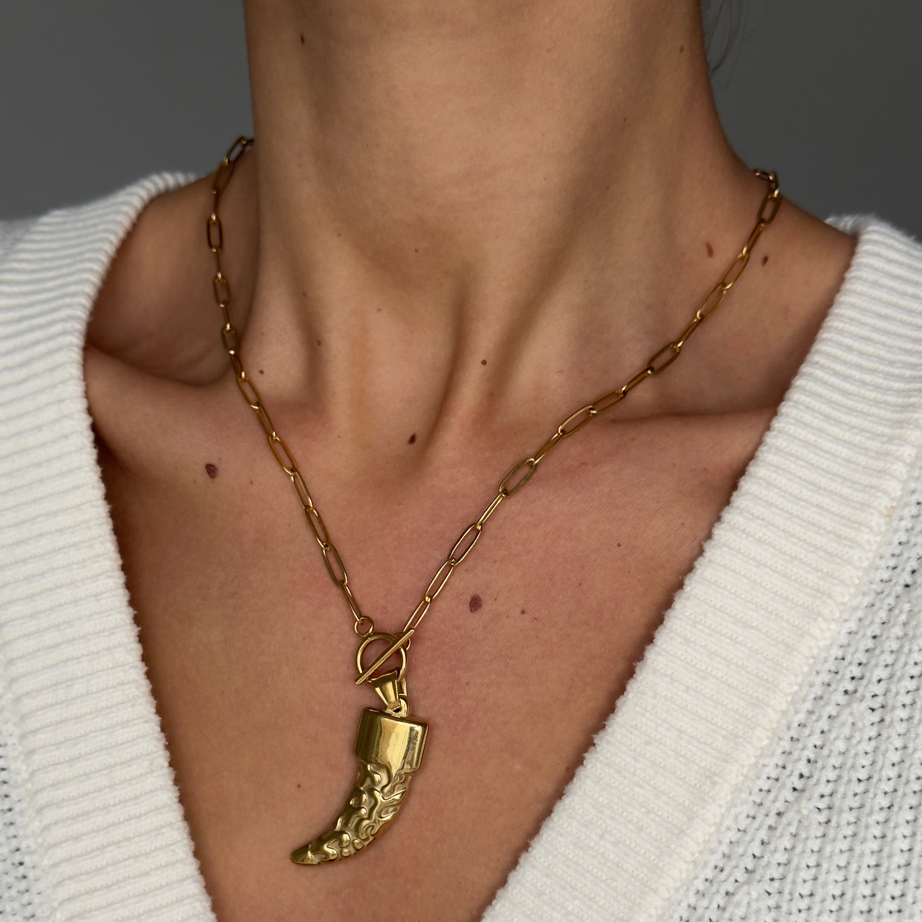 COLLANA BES MARTELLATA